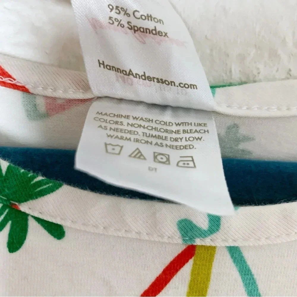 Hanna Andersson Beachy Summer Swing Dress Sleeveless Sz 140/10